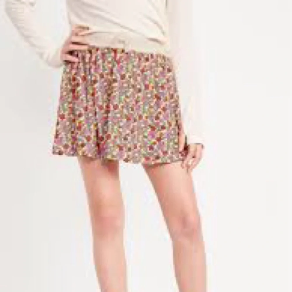 Old Navy Girls Floral Skirt Size L 10/12 NWOT Drawstring Waist Multicolor